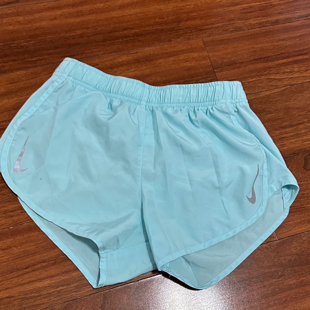 Nike Blue Athletic Running Shorts Lightweight Moisture-Wicking